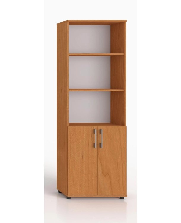 Regał biurowy na ksiażki i segragatory G 80 II 2D olcha